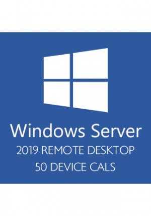 Windows Server 2019 Remote Desktop - 50 Device CALs Certificate