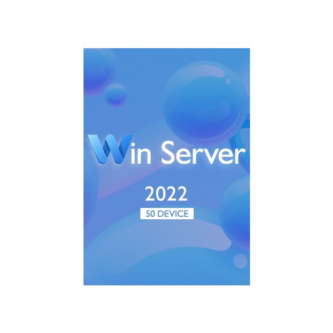 Win Server 2022 Remote Desktop - 50 Device CALs Certificate